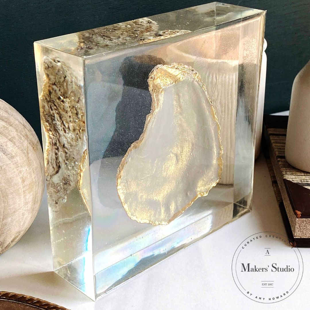 Oyster Shell Resin Art