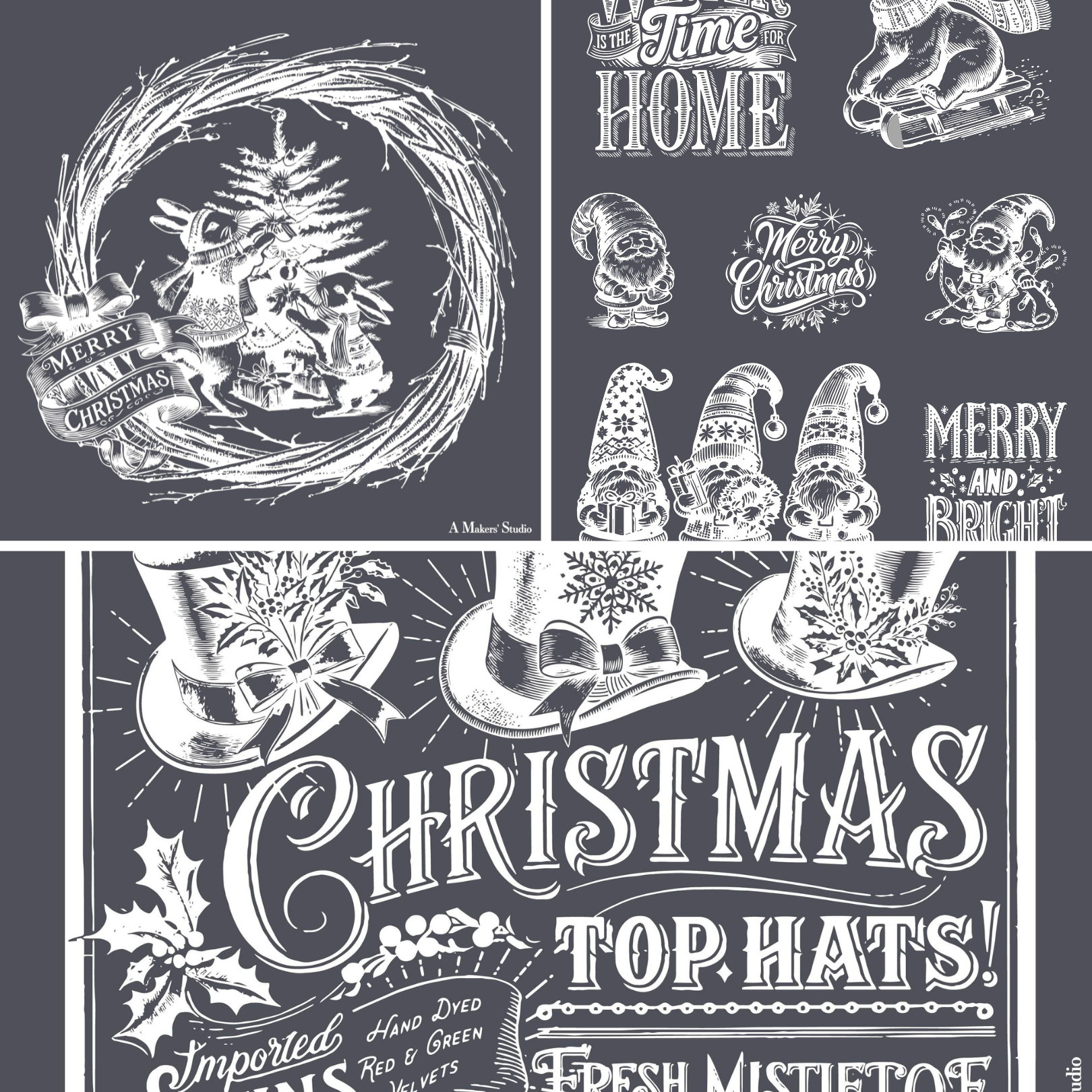 Christmas Favorites Mesh Stencil Bundle 2024