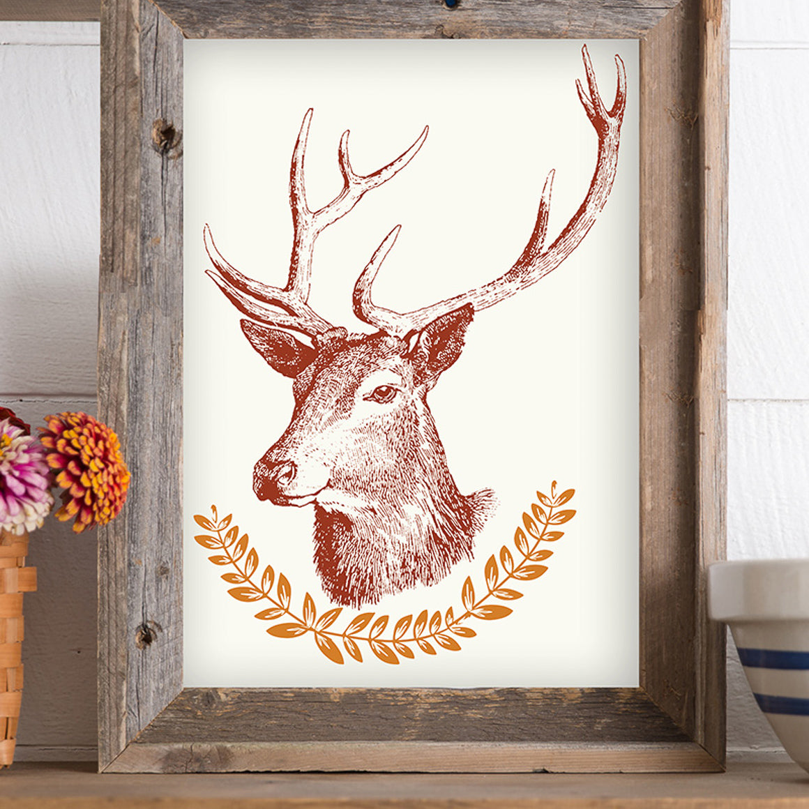 Deer Head - Mesh Stencil 9x12