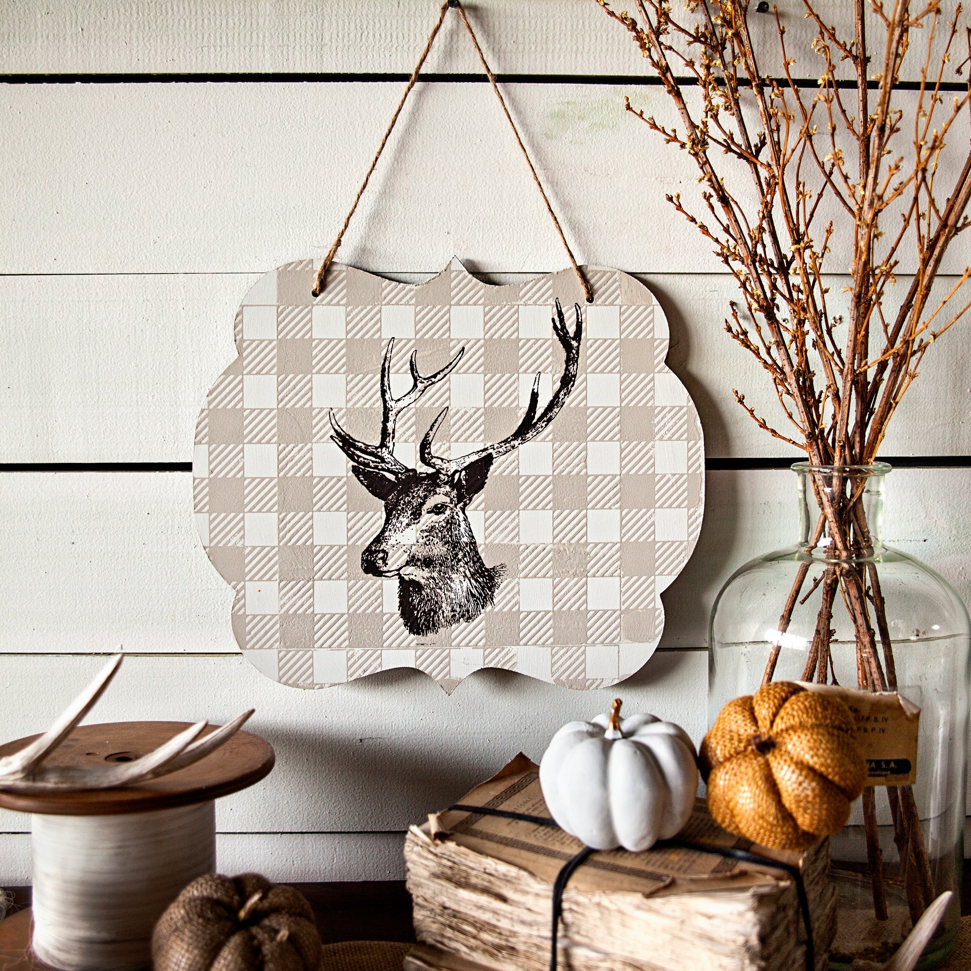 Deer Head - Mesh Stencil 9x12