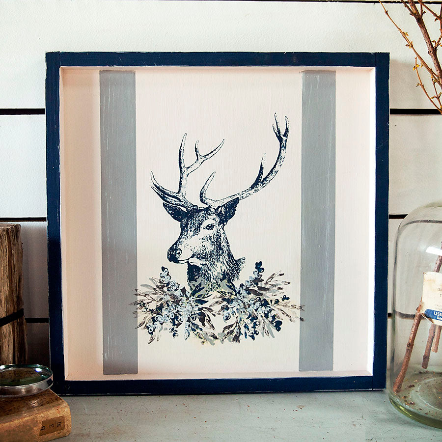 Deer Head - Mesh Stencil 9x12