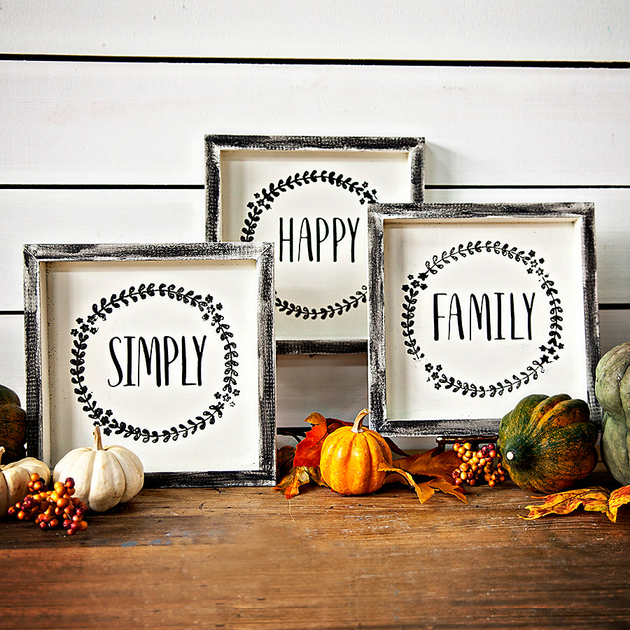 Wreath Trio Country - Mesh Stencil 12x12