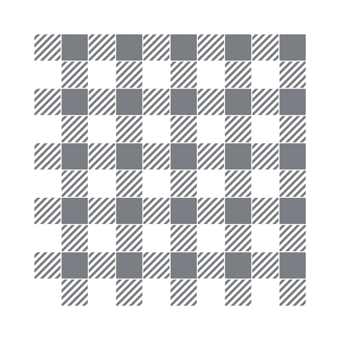 Gingham - Mesh Stencil 12x12