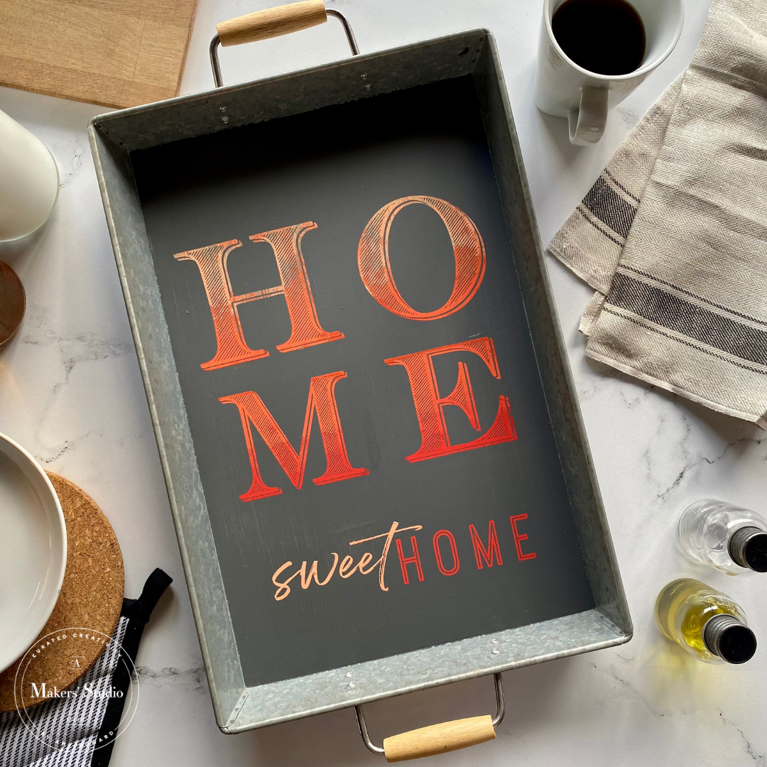 Home Sweet Home - Mesh Stencil 8.5x11