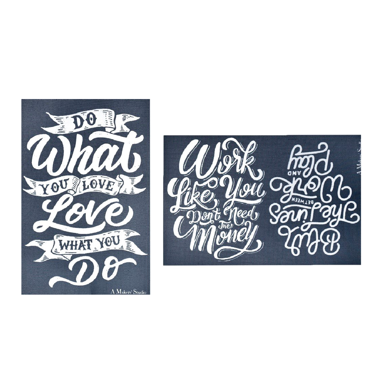 Do What You Love - Mesh Stencil 2 pack 5.5x8.5