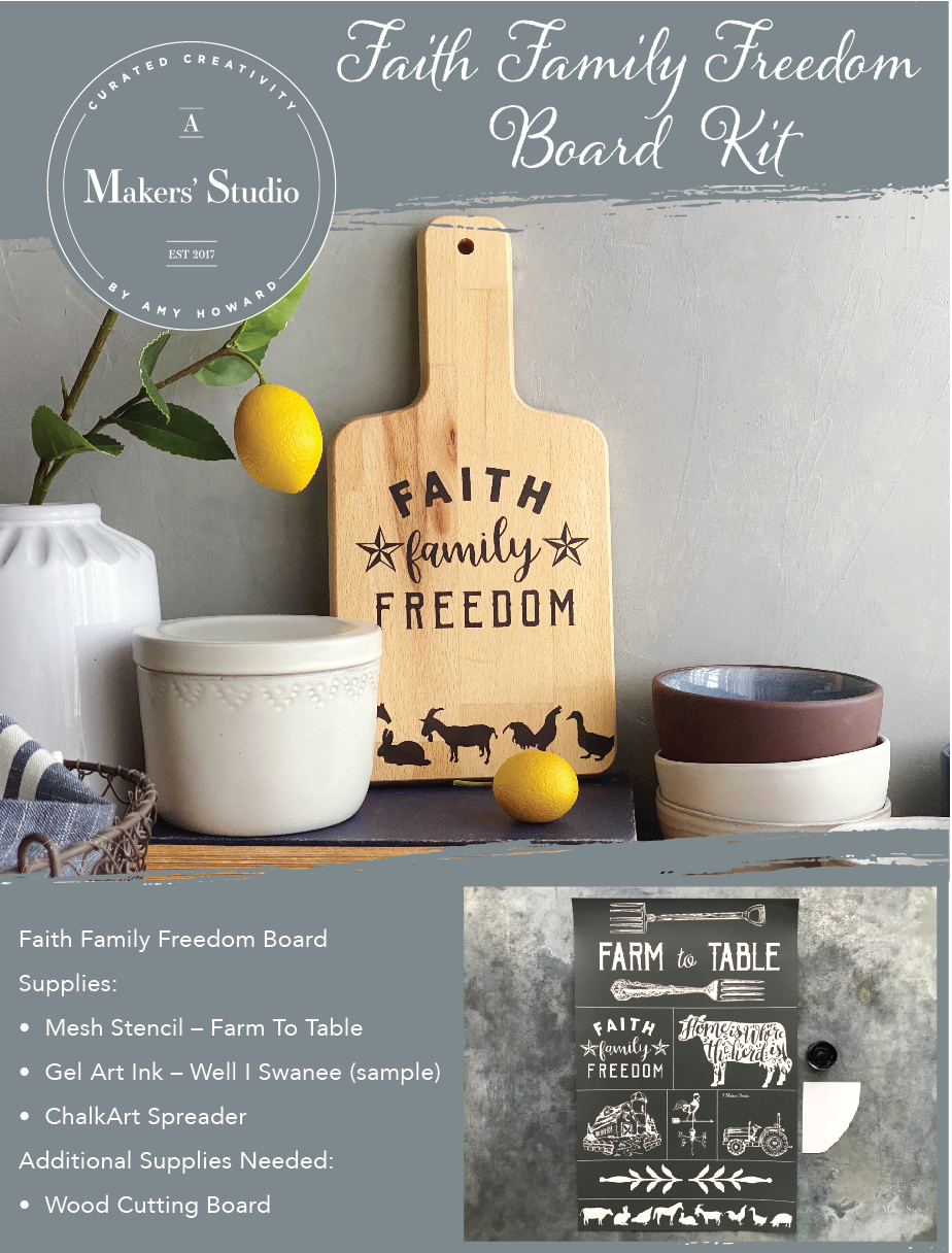 Faith Family Freedom Board Kit