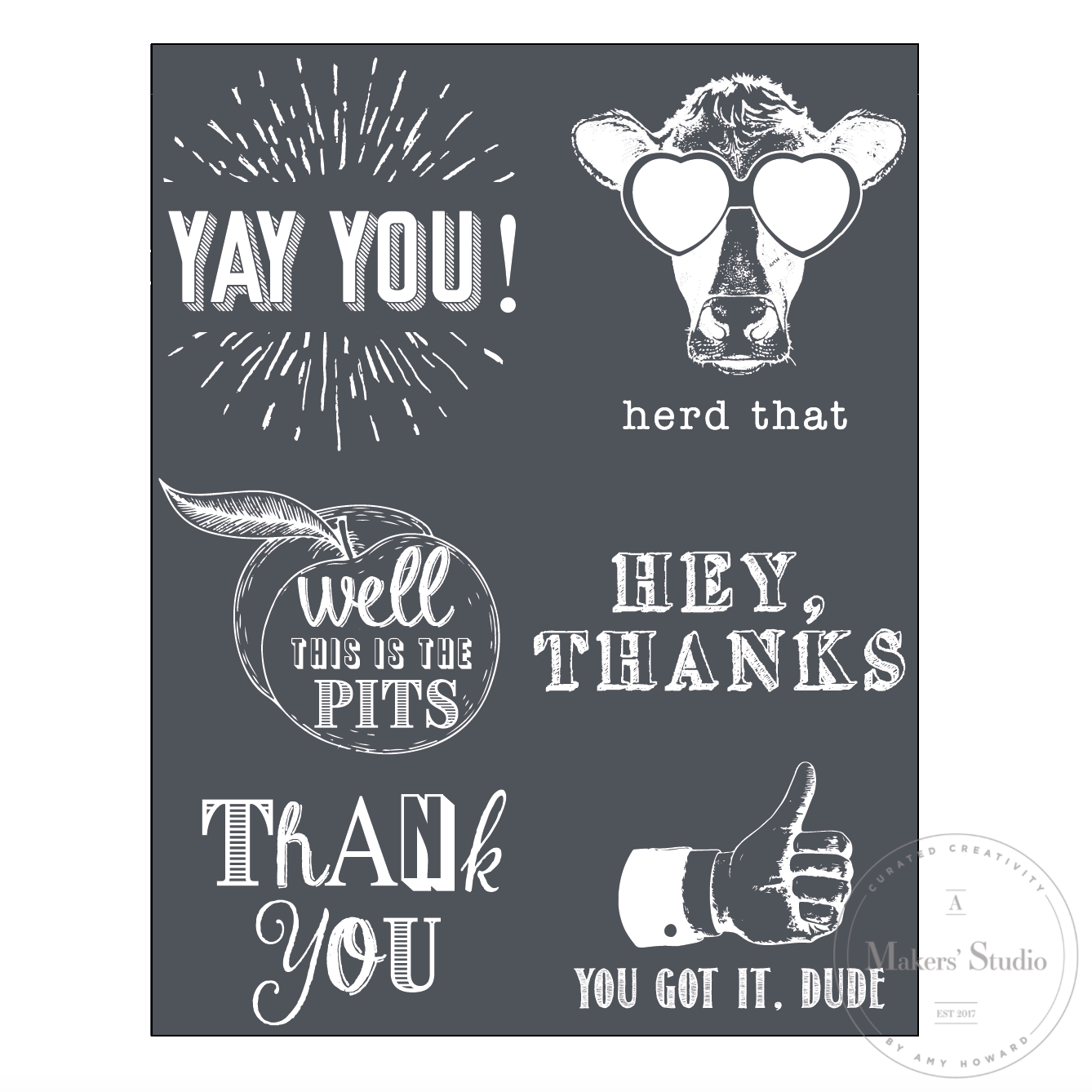 Yay You - Mesh Stencil 8.5x11